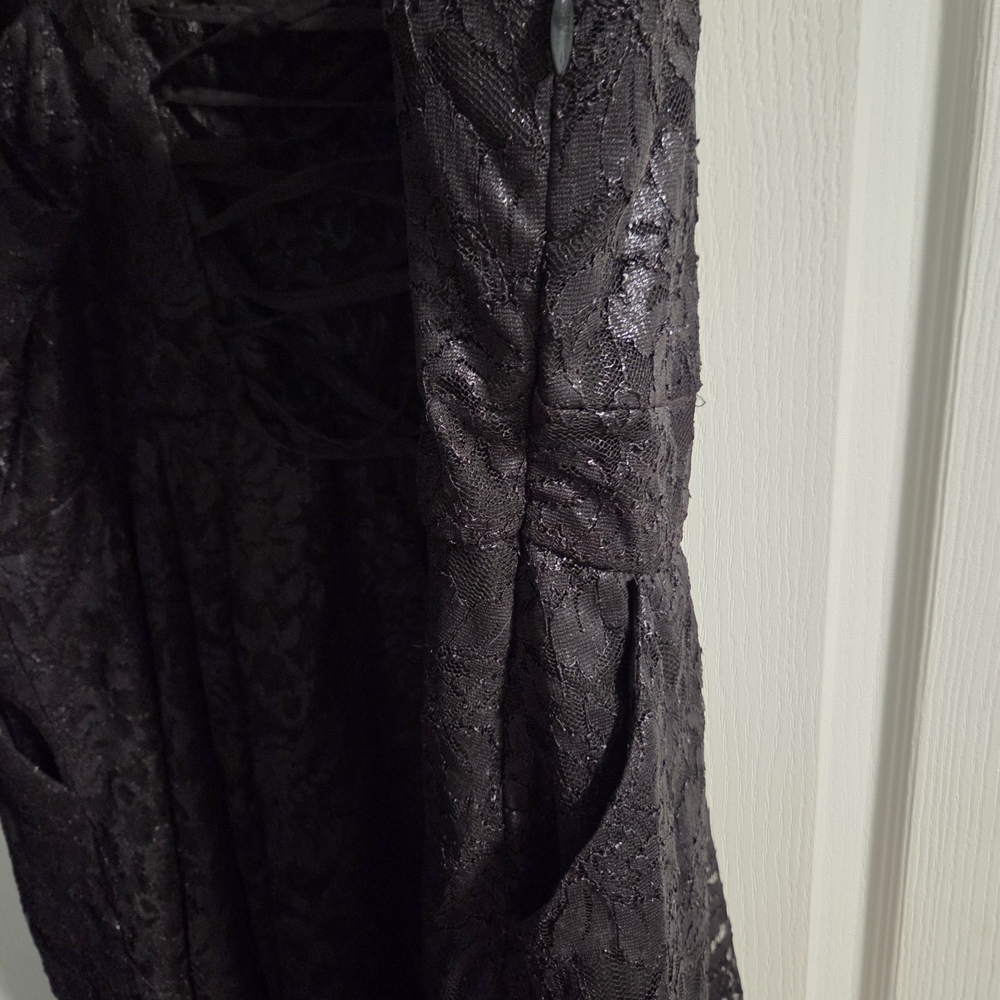 NWT Torrid Metallic Lace Up Back Dress- Size 20 - Picture 8 of 9